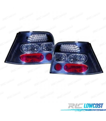 FEUX ARRIÈRE VOLKSWAGEN VW GOLF 4 97-03 LED FOND NOIR