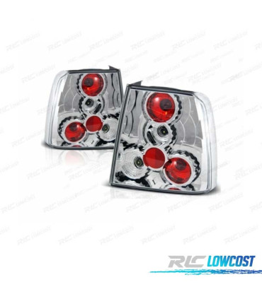 FEUX ARRIÈRE VOLKSWAGEN VW PASSAT 96-00 FOND CHROMÉ