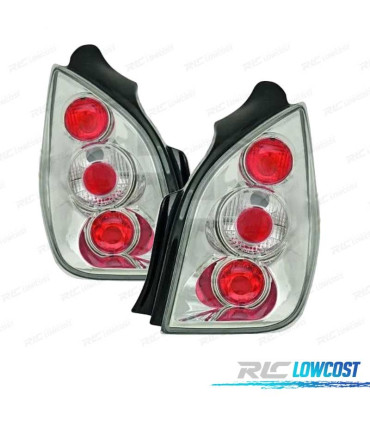 FEUX ARRIÈRE CITROEN C2 03-10 CHROMÉ