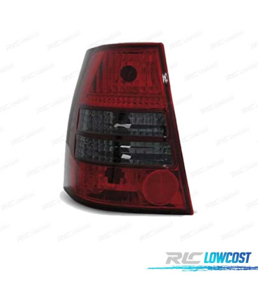 FEUX ARRIÈRE VOLKSWAGEN VW GOLF 4 VARIANT 97-03 ROUGE CHROMÉ