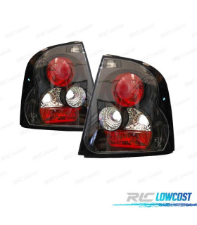 FEUX ARRIÈRE SKODA OCTAVIA 97-04 FOND NOIR