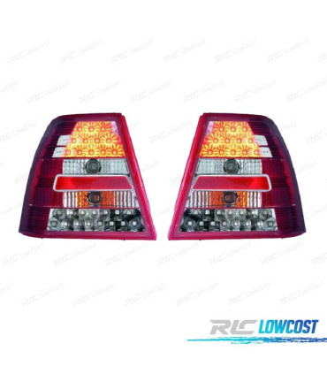 FEUX ARRIÈRE LED VOLKSWAGEN VW BORA 98-05 FOND ROUGE