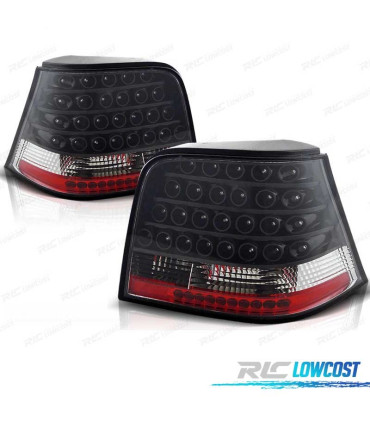 FEUX ARRIÈRE VOLKSWAGEN VW GOLF 4 97-03 LED FOND NOIR