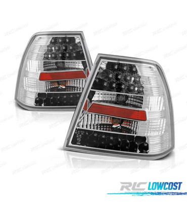 FEUX ARRIÈRE VOLKSWAGEN VW BORA 98-05 LED FOND CHROMÉ
