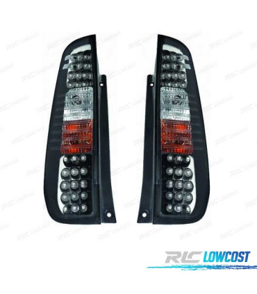 FEUX ARRIÈRE FORD FIESTA 02-08 LED FOND NOIR