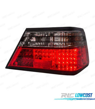 FEUX ARRIÈRE MERCEDES CLASSE E W124 85-95 LED ROUGE FUMÉ