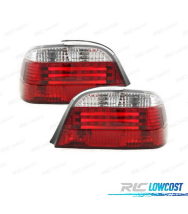 FEUX ARRIÈRE BMW SÉRIE 7 E38 94-01 LED ROUGE CHROMÉ