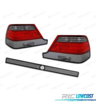 FEUX ARRIÈRE MERCEDES CLASSE S W140 94-98 LED ROUGE FUMÉ