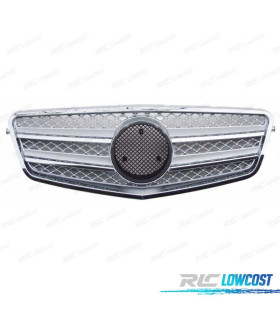 CALANDRE MERCEDES E W212 09- LOOK SPORT CL ARGENT CHROMÉ