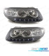 PHARES HYUNDAI SANTA FE 06-11 ANGEL EYES FEUX DE JOUR FOND NOIR