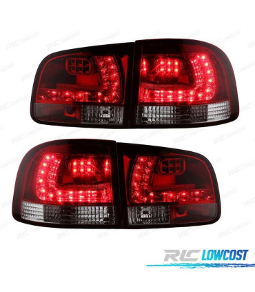 FEUX ARRIÈRE VOLKSWAGEN VW TOUAREG 02-10 LED ROUGE FUMÉ