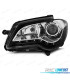 PHARES VOLKSWAGEN VW TOURAN 06-10 LED DAYLIGHT FOND NOIR CHROMÉ