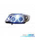 PHARES BMW E90 91 05-08 ANGEL EYES FOND CHROMÉ