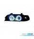 PHARES BMW E39 95-00 ANGEL EYES CCFL FOND NOIR
