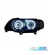 PHARES BMW X5 E53 99-03 ANGEL EYES CCFL FOND NOIR