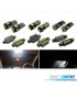 KIT 12 AMPOULES LED INTÉRIEUR POUR SEAT LEON 1P 1 CUPRA R BERLINE 05-12