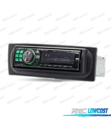 FACADE AUTORADIO 1 DIN NOIR POUR RENAULT MEGANE I SCENIC 96-03
