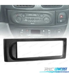 FACADE AUTORADIO 1 DIN NOIR POUR RENAULT MEGANE I SCENIC 96-03