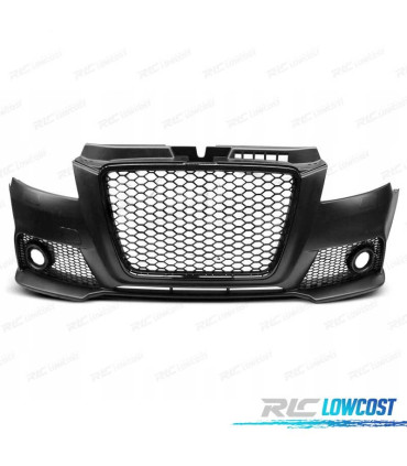 PARE CHOCS FRONTAL AUDI A3 8P 08-12 LOOK RS3 NOIR SRA