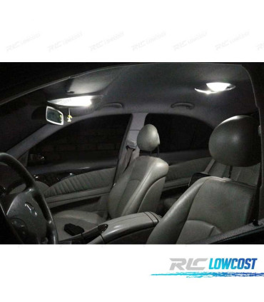 KIT 17 AMPOULES LED INTÉRIEUR POUR MERCEDES CLASSE E W211 E55 AMG E320 02-08