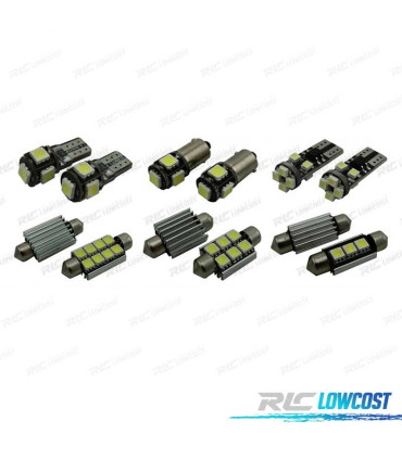 KIT 12 AMPOULES LED INTÉRIEUR POUR VOLKSWAGEN VW GOLF 7 MK7 MKVII GOLF GTI SPORTWAGEN 14-