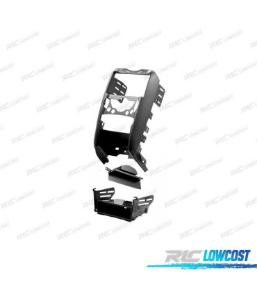 FACADE AUTORADIO 1-DIN ET 2-DIN NOIR POUR MINI HATCH II CABRIO II CLUBMAN CLUBVAN COUPÉ ROADSTER
