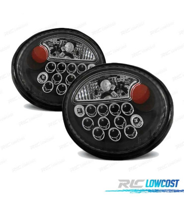 FEUX ARRIÈRE VOLKSWAGEN VW NEW BEETLE 98-05 LED FOND NOIR