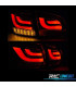 FEUX ARRIÈRE VOLKSWAGEN VW GOLF 6 08-12 LED FOND NOIR CHROME