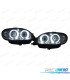 PHARES POUR CITROEN SAXO 99-04 ANGEL EYES CCFL CHROMÉ