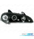 PHARES POUR OPEL TIGRA 95-03 ANGEL EYES FOND NOIR