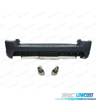 PARE CHOCS ARRIÈRE RANGE ROVER SPORT 09-13 PDC LOOK AUTOBIOGRAPHY + EMBOUT D'ÉCHAPPEMENT