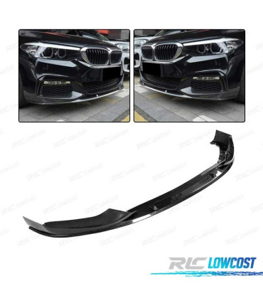 SPOILER LAME AVANT BMW G30 G31 17-19 LOOK M PERFORMANCE CARBONE