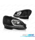PHARES POUR MERCEDES W204 11-14 TUBE LIGHT + LED FOND NOIR