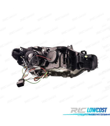 PHARES BMW F30 F31 ANGEL EYES LED TRU DRL NOIR 11-15