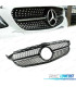 CALANDRE MERCEDES W205 C205 19- LOOK DIAMOND NOIR