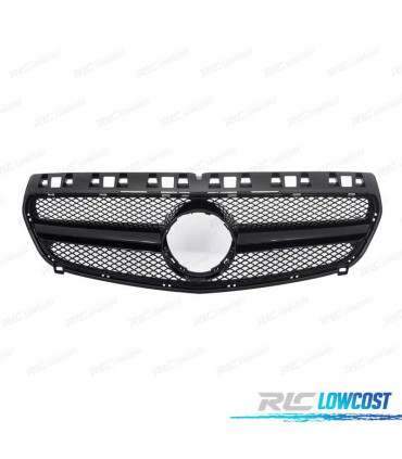 CALANDRE MERCEDES CLASSE A W176 12-15 LOOK AMG A45 NOIR BRILLANT