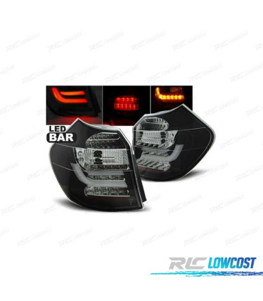 FEUX ARRIÈRE BMW E81 E87 07-11 LED BAR NOIR