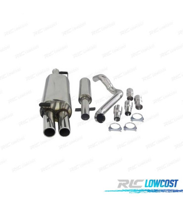 LIGNE D'ÉCHAPPEMENT INOX POUR AUDI A3 8L SEAT LEON 1M ET GOLF 4