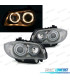 PHARES BMW E81 E87 E82 E88 04-11 ANGEL EYES CHROMÉS