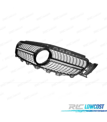 CALANDRE MERCEDES CLASSE E W213 17-20 LOOK AMG DIAMOND NOIR