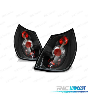 FEUX ARRIÈRE POUR RENAULT SCENIC 03-06 STYLE LEXUS NOIR