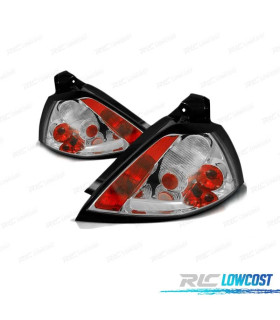FEUX ARRIÈRE POUR RENAULT MEGANE II 02-05 LEXUS CHROMÉ