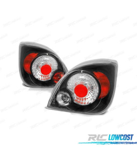 FEUX ARRIÈRE POUR FORD FIESTA MK4 5 95-02 STYLE LEXUS NOIR