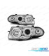 PHARES POUR OPEL ASTRA F 91-94 ANGEL EYES CHROMÉ
