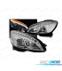 PHARES POUR MERCEDES W204 07-10 LED TUBE LIGHT CHROMÉ