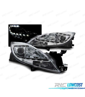PHARES LED MAZDA 6 II 10-12 CHROMÉ