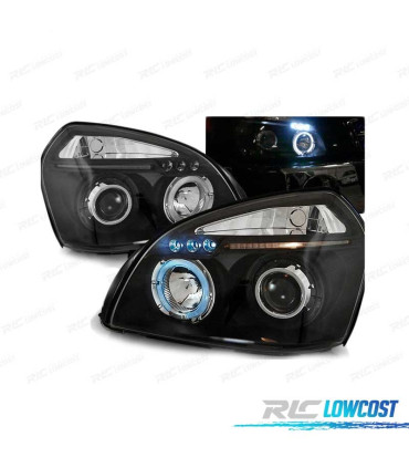 PHARES HYUNDAI TUCSON 04-10 ANGEL EYES LED NOIR