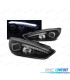 PHARES FORD FOCUS MK3 15-18 LED TRU DRL NOIR