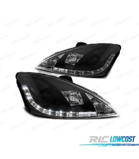 PHARES POUR FORD FOCUS 98-01 LED DAYLIGHT NOIR