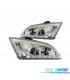 PHARES POUR FORD FOCUS II 04-08 LED DAYLIGHT CHROMÉ